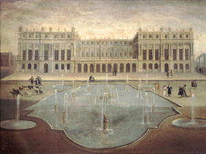 Versailles before the addition of the Hall of Mirrors