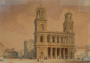 Villier painting of St. Sulpice