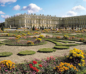Versailles as it looks today from the gardens